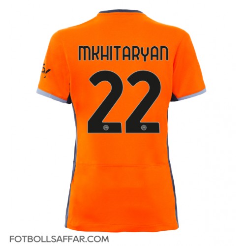 Inter Milan Henrikh Mkhitaryan #22 Tredjeställ Dam 2023-24 Kortärmad